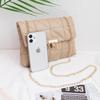 Spring 2025 Women's Simple Square Embroidery Chain Crossbody Handbag