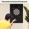 Dart Board Wall Protectors Dart Board Accessories Removable Black Mat Protection Professional Grade For Adults Game Room Garage