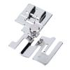 Sewing Machine Presser Foot Holder Home Electric Sewing Machine Elastic Fabric Presser Foot with Roller Strip,   Needle Position for Fabrics