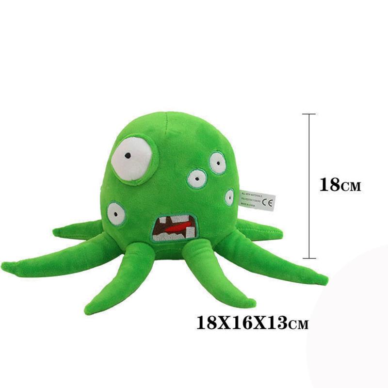 Jeu instable La Vie Peluches Mignonnes Douces Remplies Monstre Vert Poupées Oreiller Pour Enfant Cadeau de Noël Anniversaire