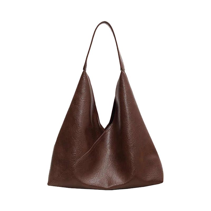 Tote Bag Large Bag Large Capacity Single Shoulder Underarm Casual Soft Surface Women'S Bag Luggage
