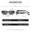 New Classics UV400 Wave Legs Sunglasses for Men Women Fashion Outdoor Sun Protection Glasses
