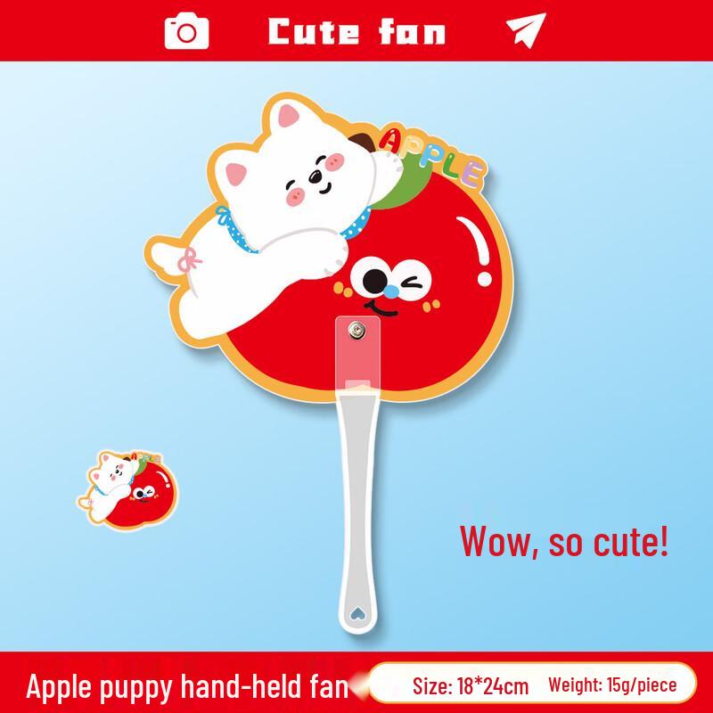 Cute Cartoon Handheld Mini Fans (10-Pack)