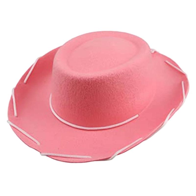 Western Cowboyhüte mit verstellbarem Band Braune Farbe Verstellbare Passform Strapazierfähiges Material für Outdoor-Themenpartys