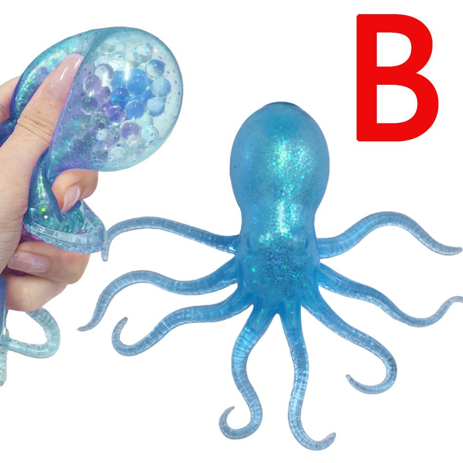 14cm Squishy Oktopus Ozean Knetspielzeug Fidget Simulation Stressabbau Langsamer Rückprall Kann gedehnt werden Sensorische Dekompression Geschenk