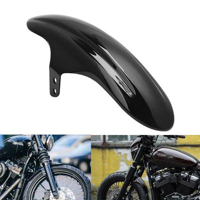 Motorrad Hochglanz Schwarz ABS Vorderradkotflügel Passend für Harley M8 Softail Street Bob FXBB FXBBS 2018-2022