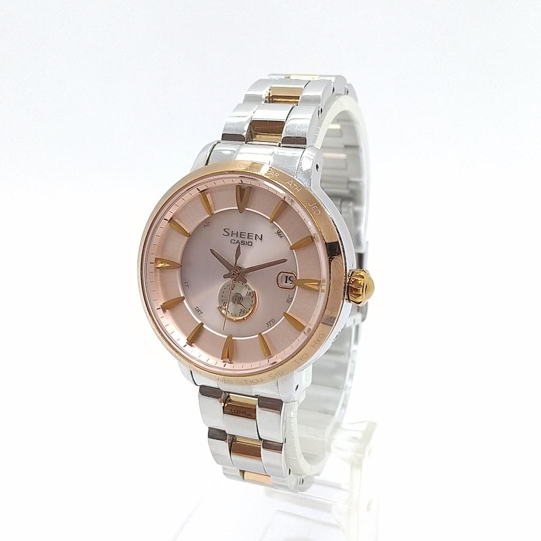 

[Б/У] Женские часы Casio Sheen 7272 Radio Solar/Аналоговые