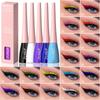 Matte Liquid Eyeliner Pencil 18 Color Waterproof Lasting Quick-Dry Colorful Yellow Blue Pink White Eye Liner Pen Makeup Cosmetic