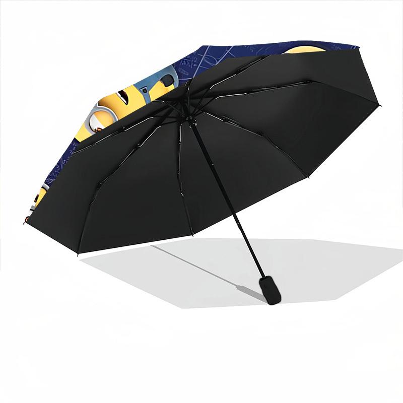 1pc Minions Automatic Umbrella 8-Bone Design Compact Gear for Outdoor Travel, Perfect Helloween Chrismas Gift for Friends or Family yy250903233