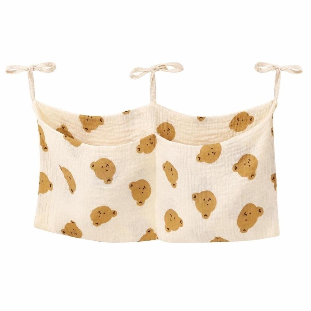 Portable Diaper Storage Bag Multi-Function Baby Bedside Bag Crib Hanging Storage Bag  Baby Newborn