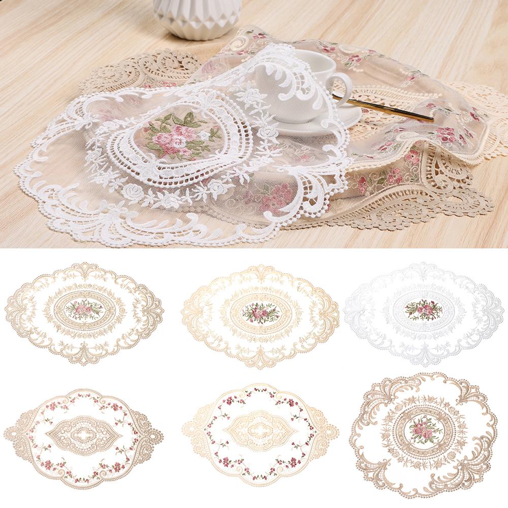 

Украшение для проживания в семье, подушка, коврик для стола, ретро-фон, тканевые аксессуары, кружевная подставка для столовых приборов, мебель