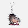 Funny Baby Hippo Cute Keychains Keyring for Accessories Bag Moo Deng Meme Pendant Keyring Jewelry Fans Gifts