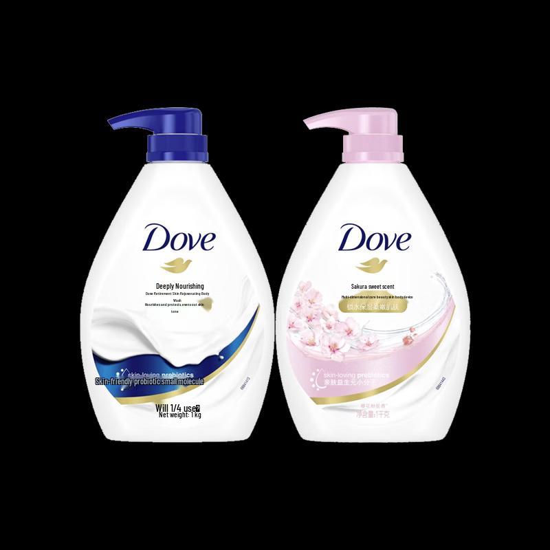 

Dove Deeply Nourishing & Cherry Blossom Shower Gel Duo