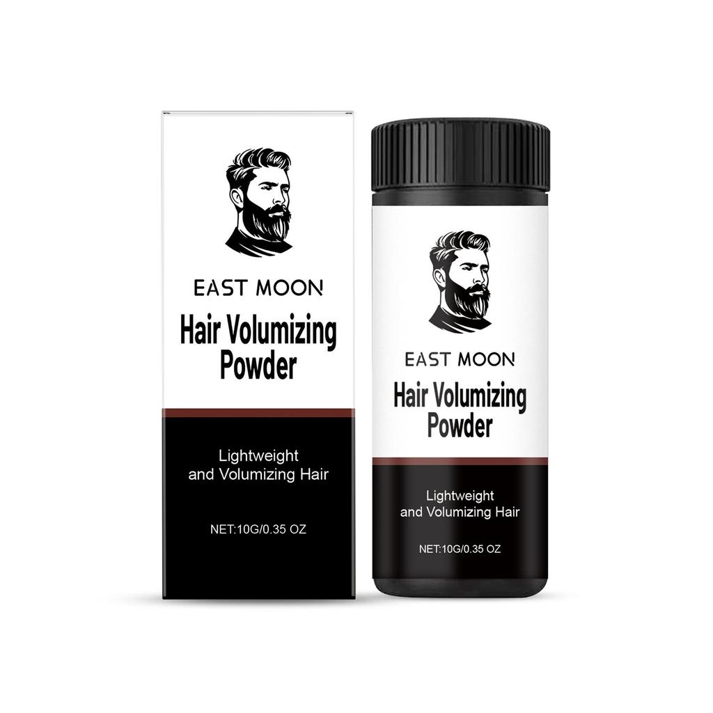 East Moon men's hairstyle fluffy powder, natural plump contours, portable and easy to use, daily styling care, refreshing and non-stick 10g