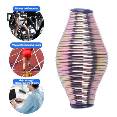 Metal Spring Stress Ball Grip Strength Training Muscular Relaxation Spring Hand Exerciser Adults Anxiety Relief Office Desk Fidget Toy Hands