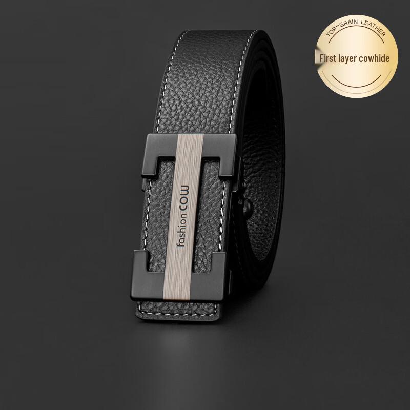 

Men s Genuine Leather Automatic Buckle Belt