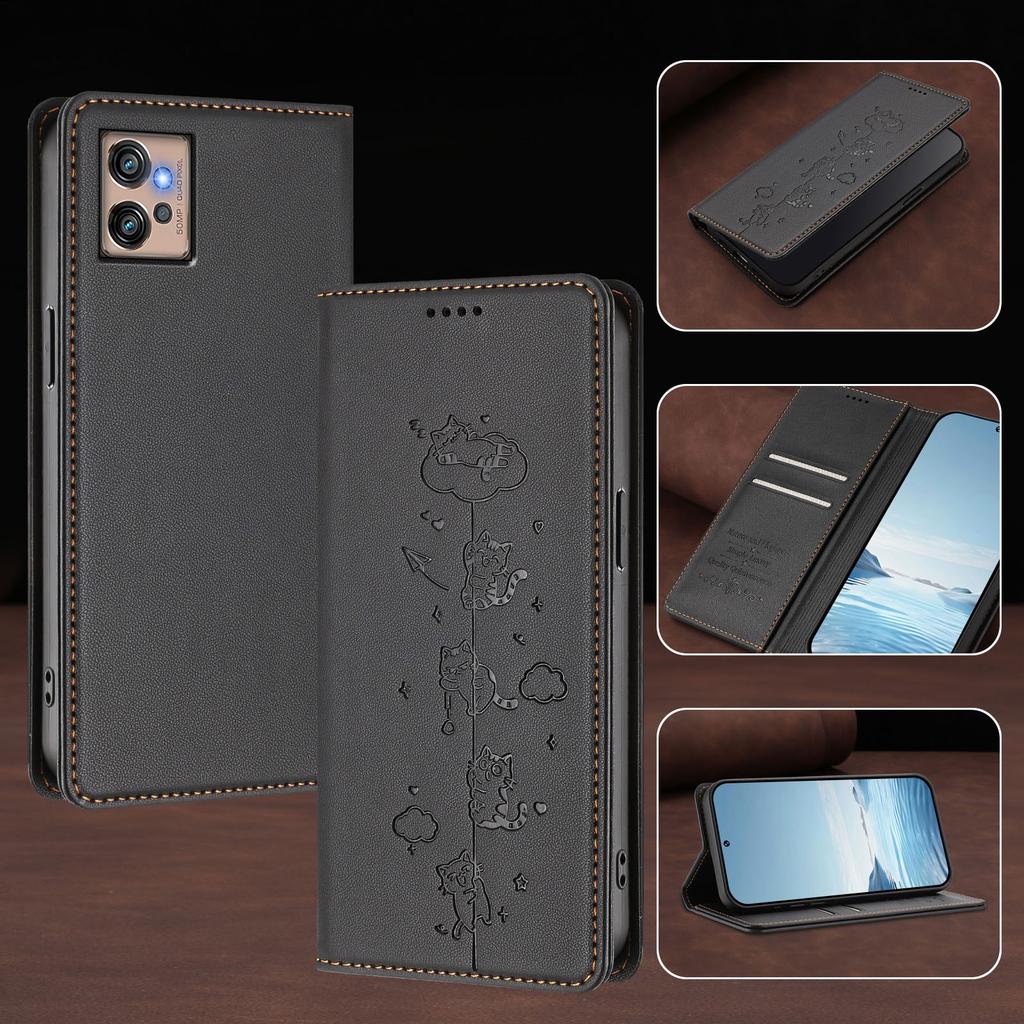 Flip Magnetic Leather Phone Case For Motorla Moto G72 G32 G22 G71 G51 G41 G31 G30 G20 G10 Power G10 Card Cover
