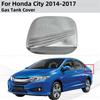 Car Upgrade Chrome Accessories Plated Gas Tank Cover  Trim Paste Style For Honda City 2014 2015 2016 2017 Decoration