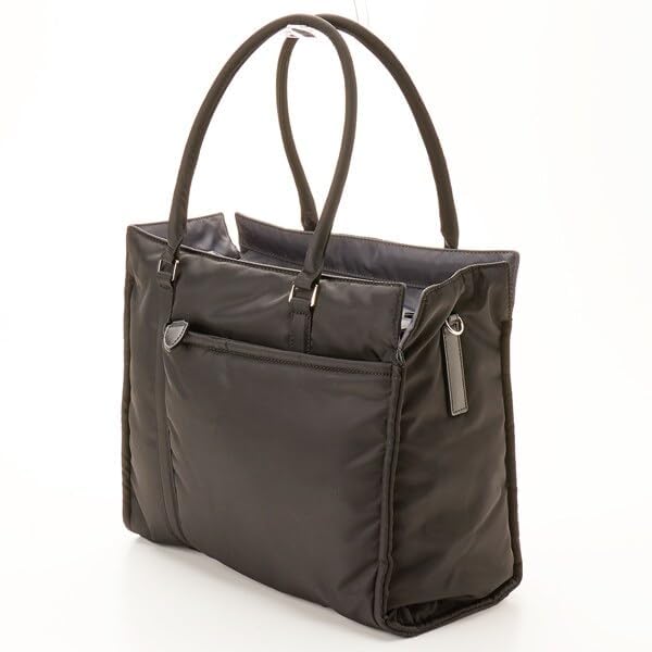 Tote Twill Square Medium Beige [Isaac] Bag, Nylon, Tote, Size, (21)