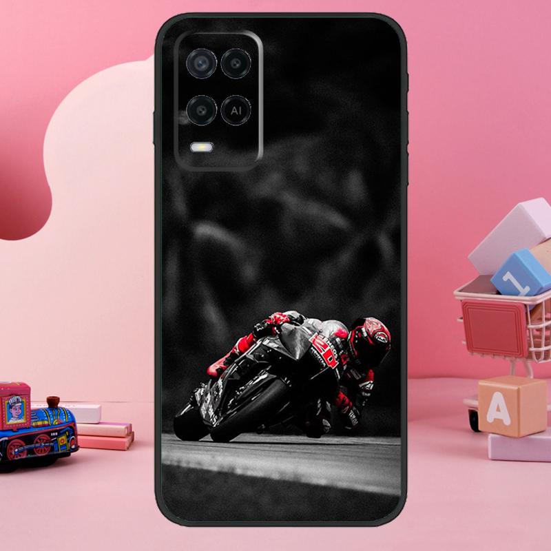 Moto Fabio Quartararo Case For Oppo A18 A38 A58 A78 A98 A74 A54 A94 A80 A60 A40 A96 A76 A16 A15 A17 A57 A77 A5 Pro