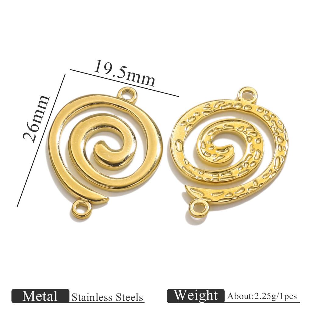 Yori 5 Stück Wasserdicht Edelstahl Seepferdchen Muschel Halskette Anhänger für Schmuckherstellung DIY Hohe Qualität Charms