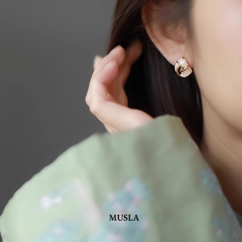 Musla Design Jewelry Cilp Earrings Fashion Dorp Earrings For Women