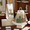 2026 Vintage European Oil Painting Flip Calendar, Creative Daily Tear-Off Calendar With Butterfly Pendant, Elegant Desktop Decoration For Home