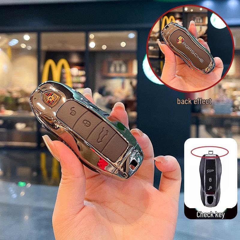 Vlastní kryt klíče pro dálkové ovladače Porsche Panamera, Macan, Cayenne, Taycan a 718