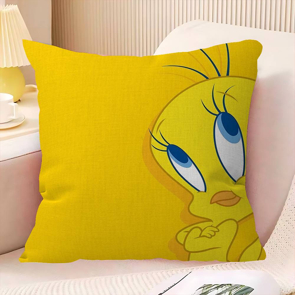 Cartoon TTweetys Bird Personalized picture text home decorative pillows Household Gifts xcm
