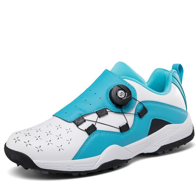 

New large size golf shoes men s outdoor casual shoes knob turn shoes men s and women s sneakers 46