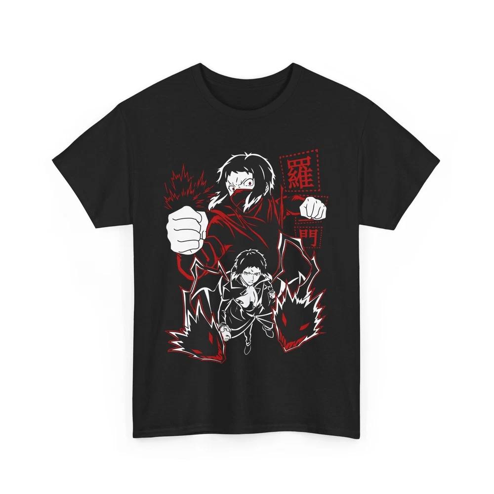 Anime Akutagawa Bungou Stray Dogs Black T Shirt S