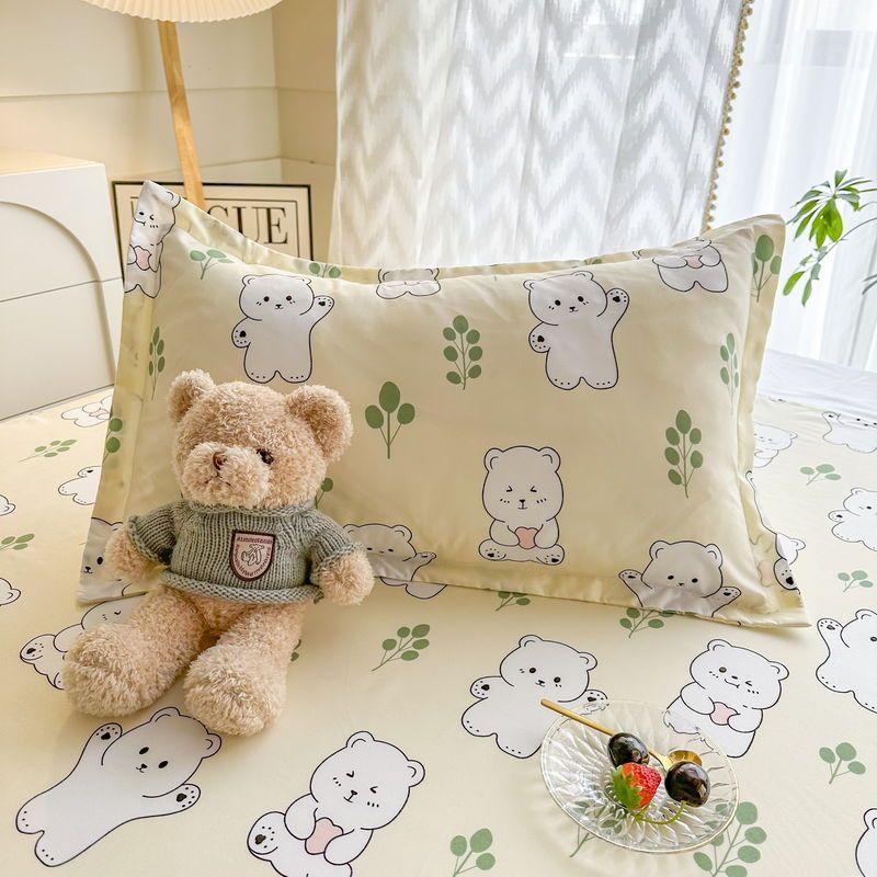 Breathable Printed Pillow Case 48x74cm Removable Pillowcase Ins Pastoral Home Textile Bathroom Household Soft Pillows Cover 2pcs