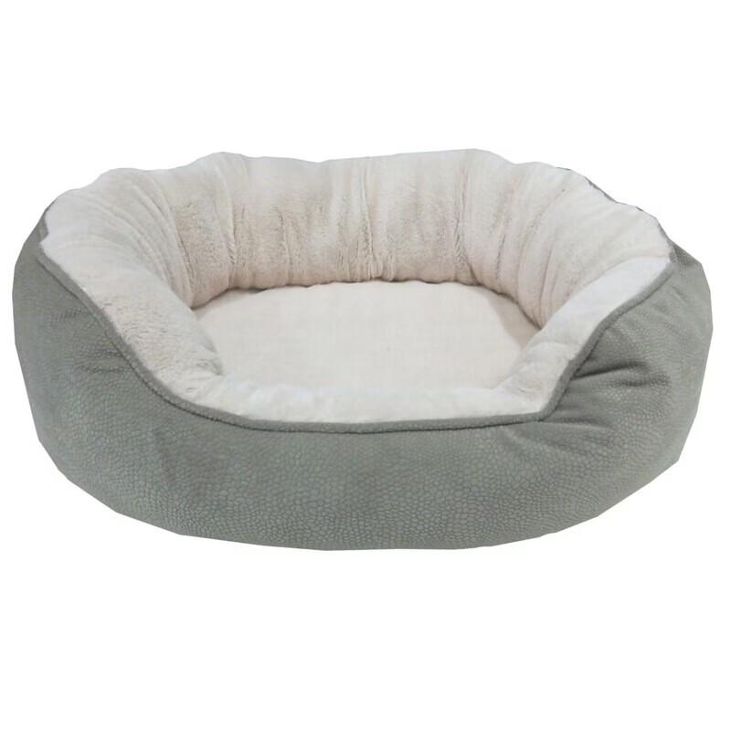 Yun Xiaoshi Lychee Fabric Warm Oval Pet Bed