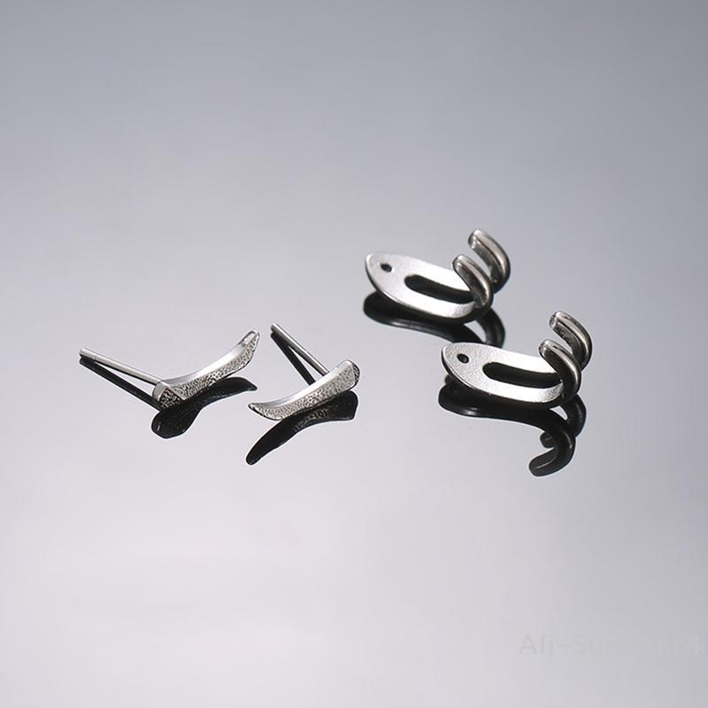 New Punk Earring For Men Detachable Dual Purpose Stud Earrings Prong Ear Charms Fashion Jewelry