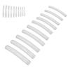 10pcs Long Flat Nail Tip Home Salon Nail Art Design Fake False Nail Set Manicure Tool
