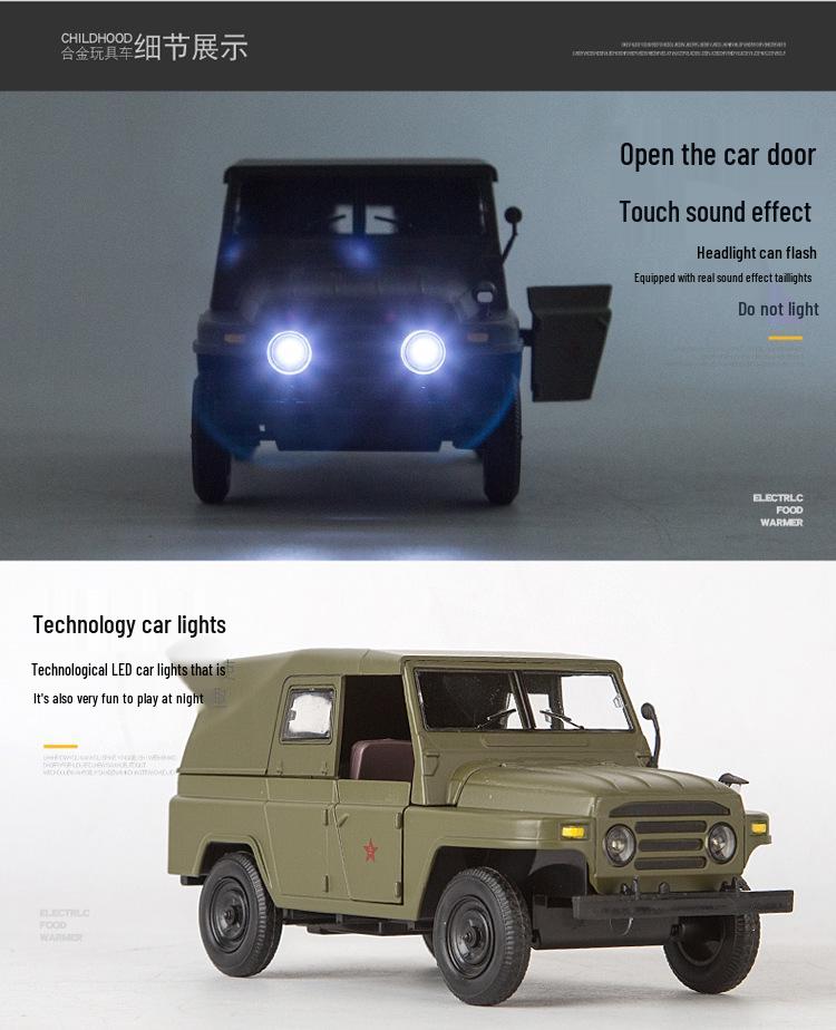 Shenghui 1:36 Jiefang Truck Alloy Model Pull-Back Toy with Sound & Light (Boxed).