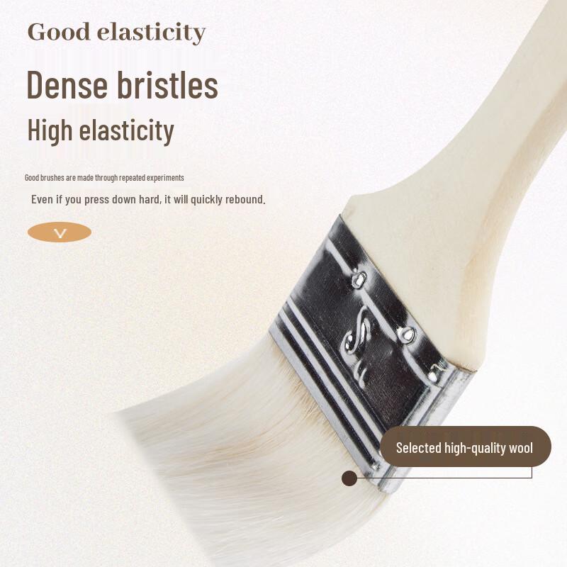 Everlasting Long Handle Wool Soft Brush
