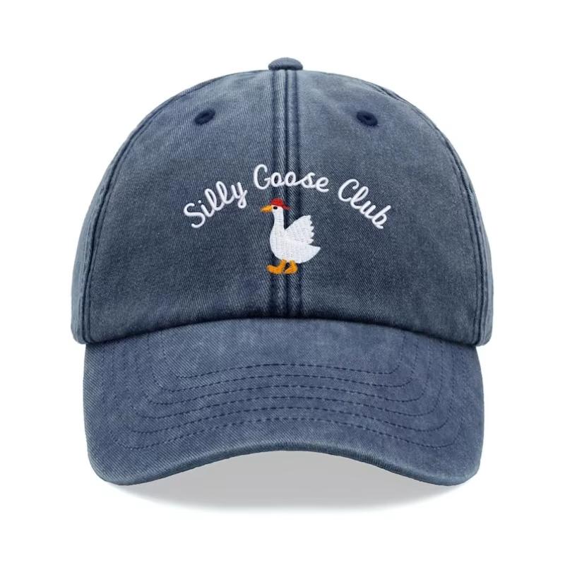 New  Vintage Soft-Top Baseball Cap With Chicken Print Adjustable Snap Washable Hat Suitable For Outdoor,Casual