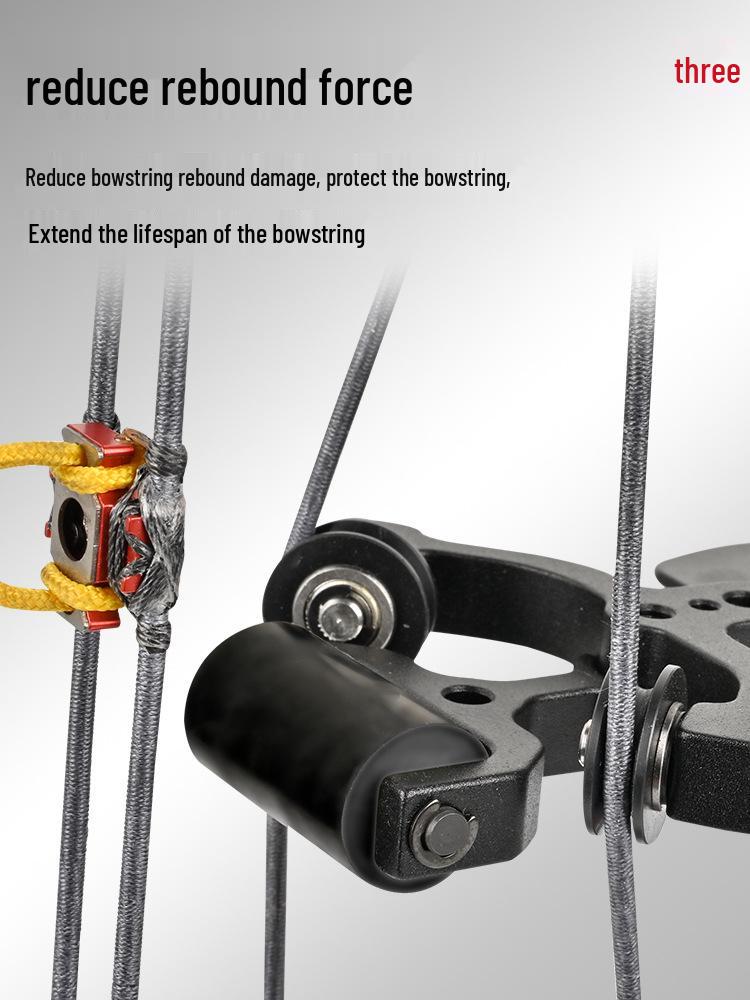 Dual-Use Bow String Stop: Sound-Absorbing, Shock-Reducing, and Integrated Rubber Compound for Archery