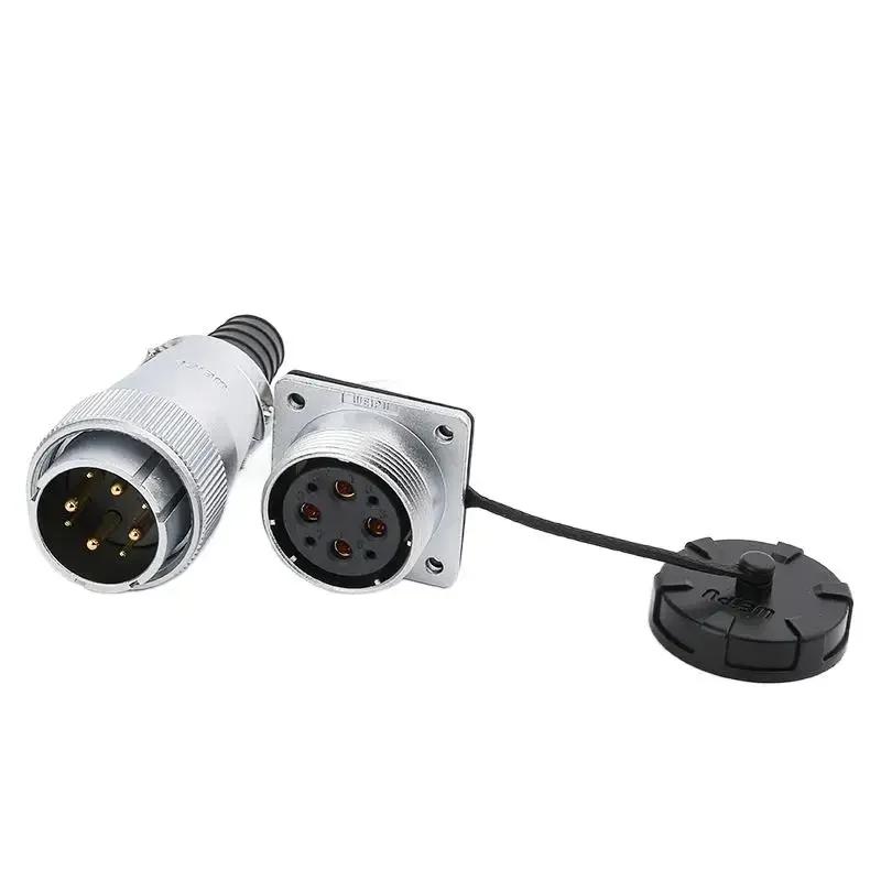 WEIPU WS32 TQ+Z M32 4 6 8 10 11 12 13 19Pin Male Plug Female Socket Panel Automotive Connector 10-50 A  AC DC High Voltage Power