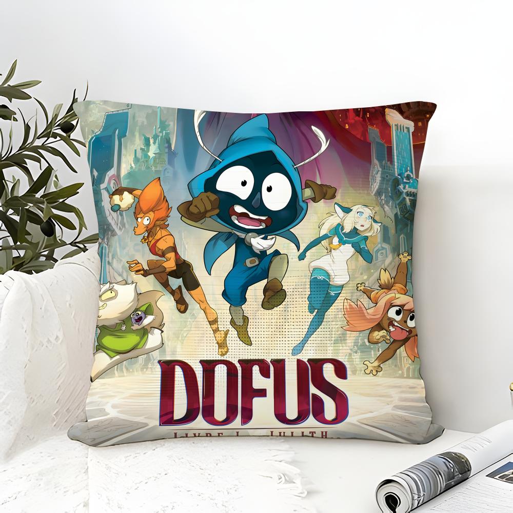 Internet Mmorpg Game W-Wakfu 2 Pillow Case Linen Pillow Case Sofa Home Decor Cushion Cover Cushion Cove