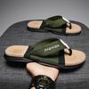 New Summer Flip-flops Men's Casual Beach Shoes Men's Pinch Sandals Home Non-slip