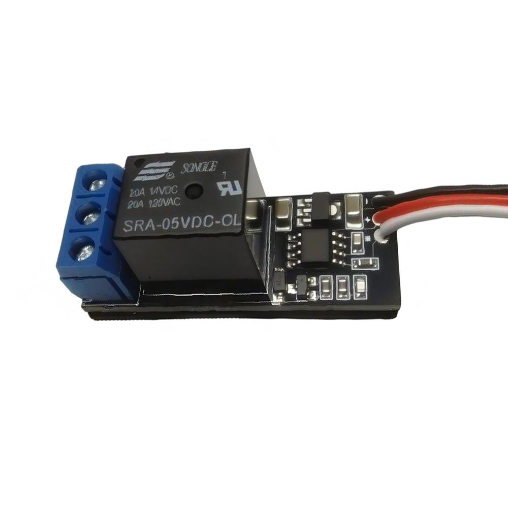 1 Channel RC PWM Switch Relay 20A LED Light Controller For RC Airplane Car Boat 1000-2000us Universal Receiver Compatible