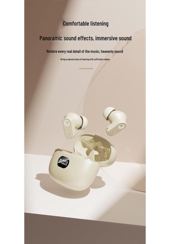 Official 2025 Bluetooth Earbuds: True Wireless, ENC Noise Cancelling, Ultra-Long Battery, Ideal for Sports & Running