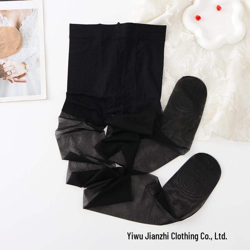 3D Ultra-Thin Sun Protection Silk Pantyhose with Tummy Control and Anti-Snagging
