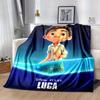 1pc, Disney Pixar Luca Inspired Home Decor Blanket Perfect for Couch, Bed, Travel, Camping, Car