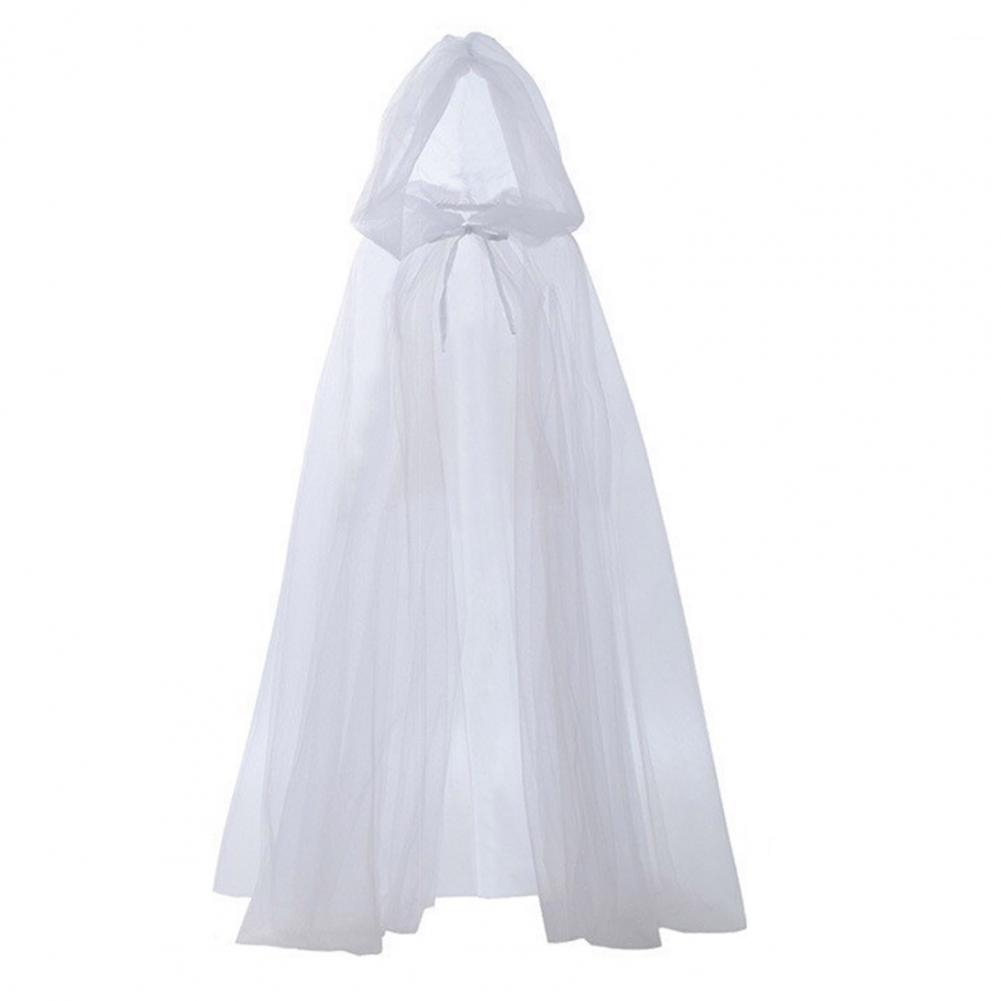 

Halloween Cloak Cosplay Ghost Cloak Halloween Costume Set Gauze Cape with Hood Knight Pirate Prince Cloak Renaissance for Adults