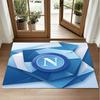 Napoli FC Design Crystal Velvet Rug Soft Decorative Mat for Bedroom Entrance
