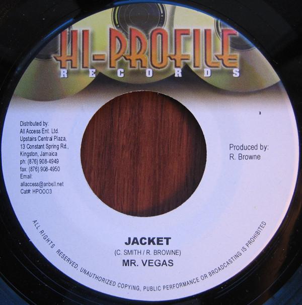 

7inch Record MR. VEGAS - Jacket HP0003 Hi-Profile Reco Jamaica Reggae, Ska & Dub Used