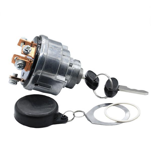 Silver Metal Ignition Switch & Key (72098283) for Tractors - Compatible with OPP Bags